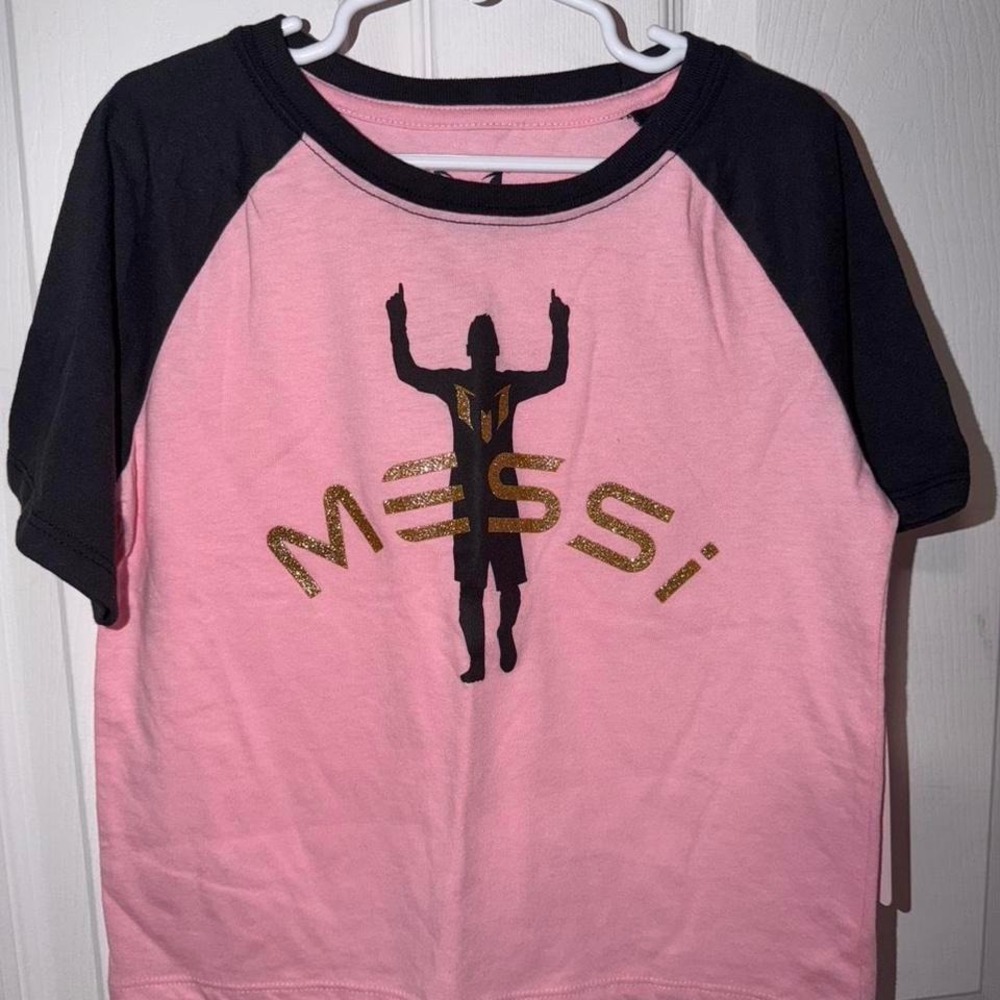 Girl Messi tshirts over sized